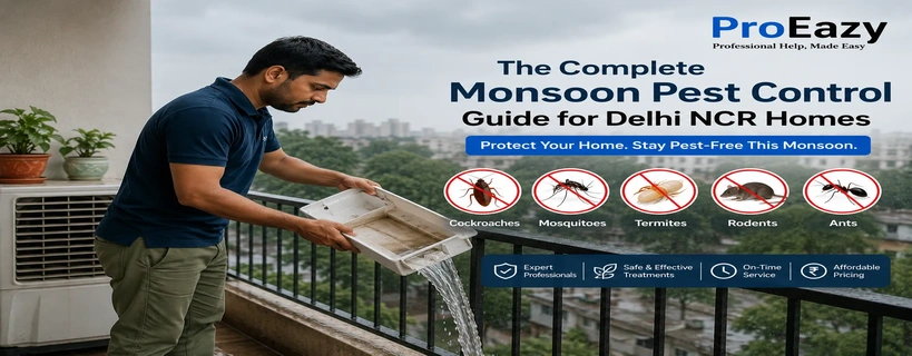 Monsoon pest control services for Delhi NCR homes