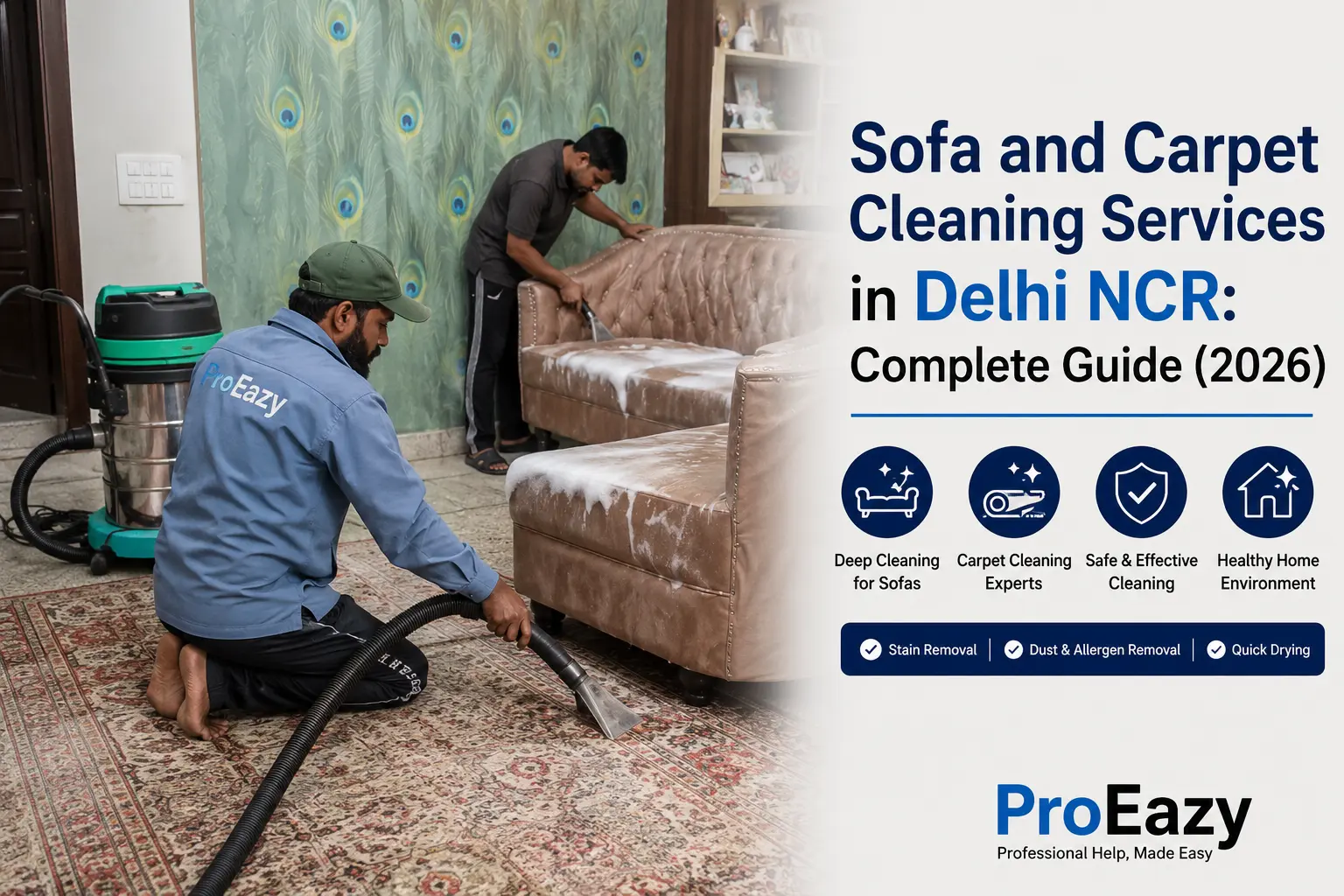 Sofa and Carpet Cleaning Services in Delhi NCR: Complete Guide (2026)