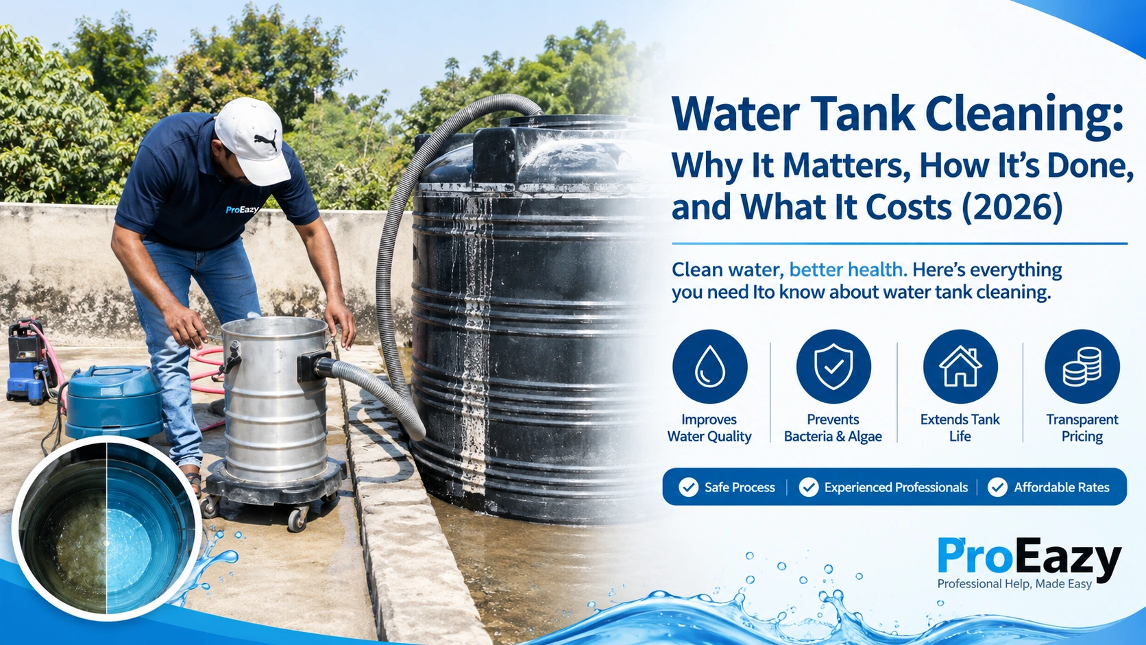 Water Tank Cleaning: Why It Matters, How It's Done, and What It Costs (2026)